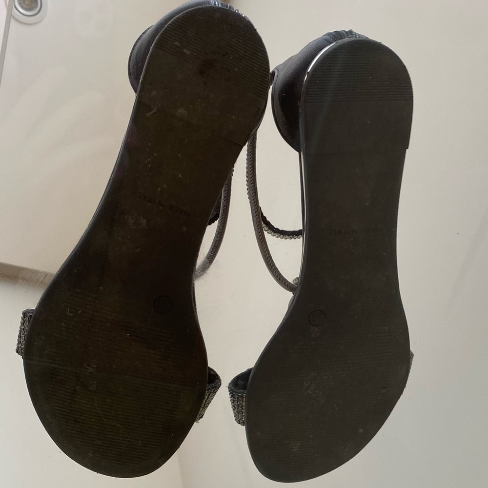 Black Sandals with Rhinestone - Picture 3 of 4
